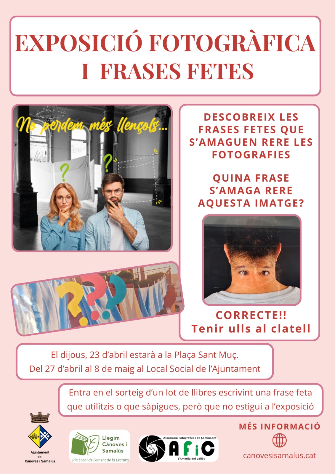 "No perdem més llençols" a l'ajuntament de Cànoves i Samalús 04/2026