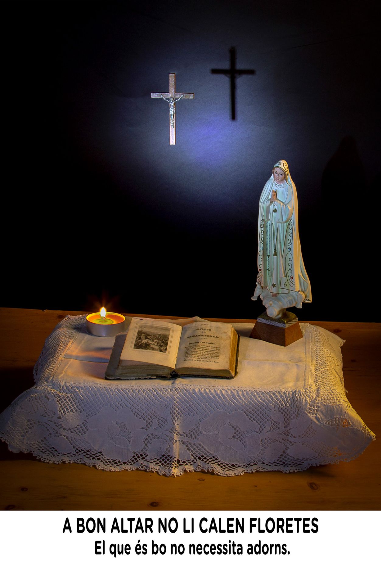 A BON ALTAR NO LI CALEN FLORETES